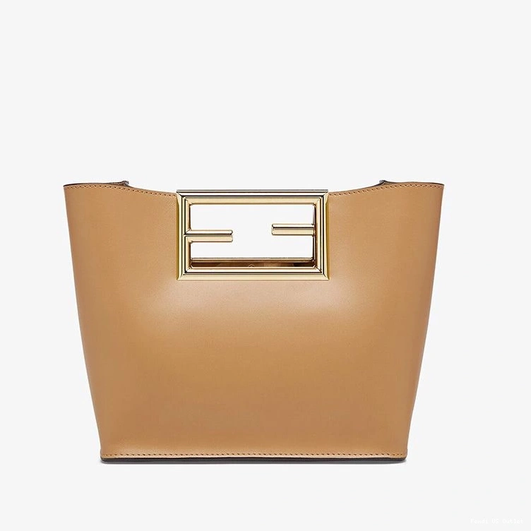 Affordable HOT In Apricot Small Way Calf Bag Leather Fendi 0718